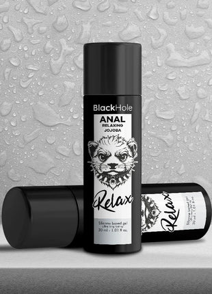 BLACK HOLE - ANAL RELAX JOJOBA - SILIKONBASIS - Anal-Gleitmittel Silikon