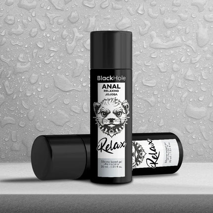 BLACK HOLE - ANAL RELAX JOJOBA - SILIKONBASIS - Anal-Gleitmittel Silikon