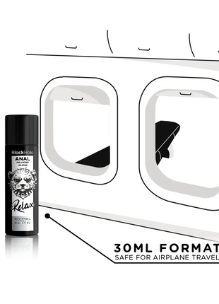 BLACK HOLE - ANAL RELAX JOJOBA - SILIKONBASIS - Anal-Gleitmittel Silikon