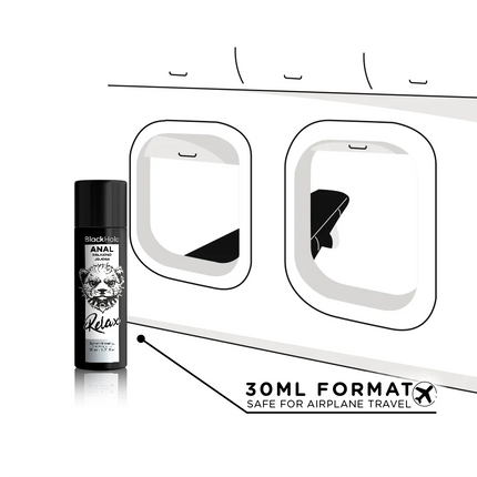 BLACK HOLE - ANAL RELAX JOJOBA - SILIKONBASIS - Anal-Gleitmittel Silikon