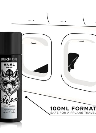 BLACK HOLE - ANAL REPAIR WASSERBASIERTE ENTSPANNUNG MIT HYALURON 100 ML - Anal-Gleitmittel Wasserbasis