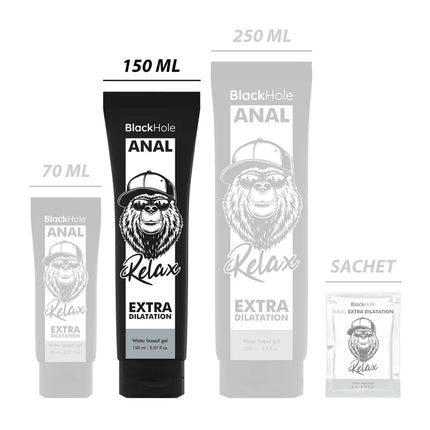 BLACK HOLE - GEL ANAL DILATION AUF WASSERBASIS 150 ML - Anal-Gleitmittel Wasserbasis