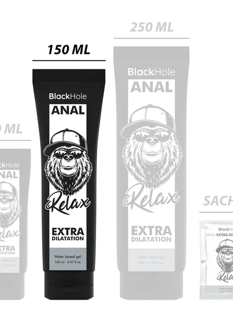 BLACK HOLE - GEL ANAL DILATION AUF WASSERBASIS 150 ML - Anal-Gleitmittel Wasserbasis