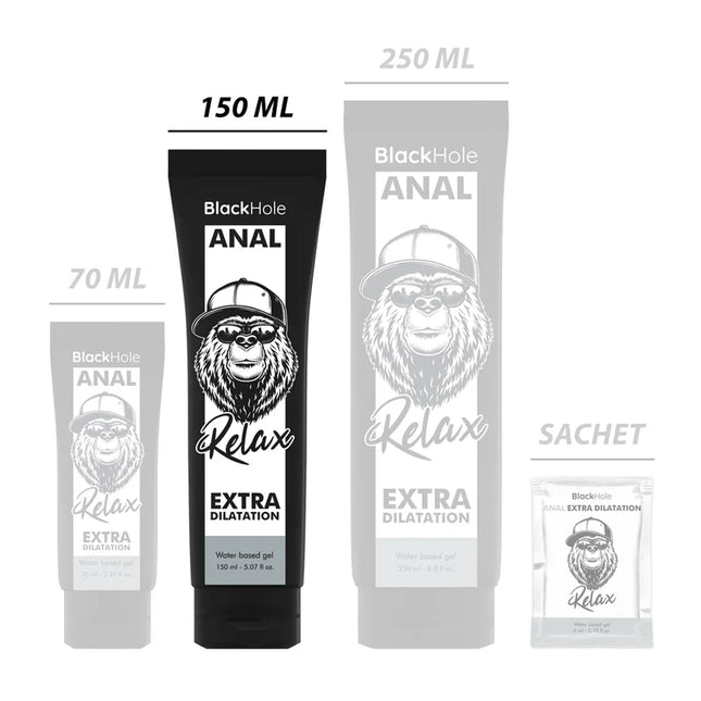 BLACK HOLE - GEL ANAL DILATION AUF WASSERBASIS 150 ML - Anal-Gleitmittel Wasserbasis