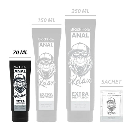BLACK HOLE - GEL ANAL DILATION AUF WASSERBASIS 70 ML - Anal-Gleitmittel Wasserbasis