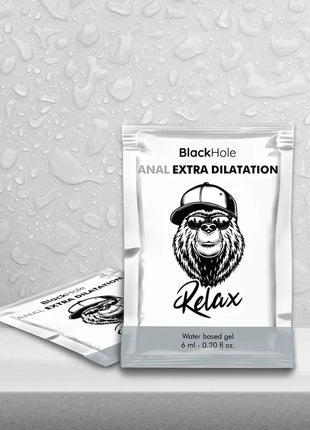 BLACK HOLE - BLACK HOLE GEL AUF WASSERBASIS EXTRA DILATATION 6 ML - Anal-Gleitmittel Wasserbasis