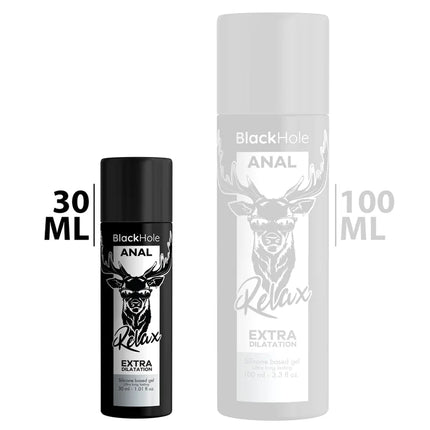 BLACK HOLE - SCHWARZE LOCH-GEL-SILIKON-BASIS-ANAL-DILATION 30 ML - Anal-Gleitmittel Silikon