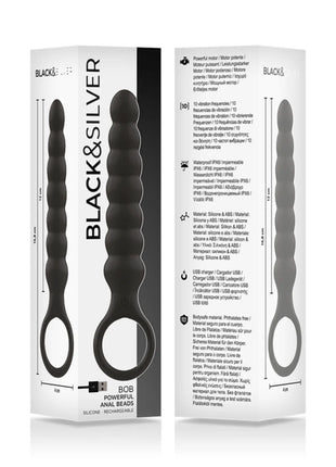 BLACK&SILVER - BOB LEISTUNGSSTARKER ANAL-DILATOR - Anal-Vibratoren