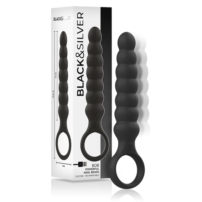 BLACK&SILVER - BOB LEISTUNGSSTARKER ANAL-DILATOR - Anal-Vibratoren