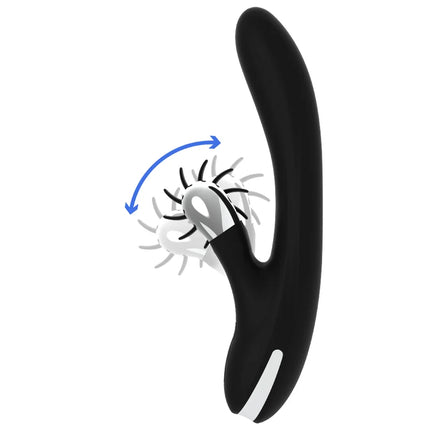 BLACK&SILVER - BUNNY JOHNNY VIBRIERENDE VIBRATION - Rabbit-Vibratoren