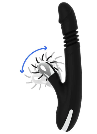 BLACK&SILVER - BUNNY REED UP & DOWN VIBE - Rabbit-Vibratoren
