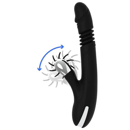 BLACK&SILVER - BUNNY REED UP & DOWN VIBE - Rabbit-Vibratoren