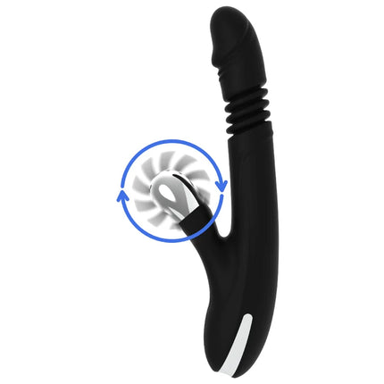 BLACK&SILVER - BUNNY REED UP & DOWN VIBE - Rabbit-Vibratoren