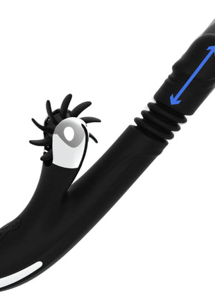 BLACK&SILVER - BUNNY REED UP & DOWN VIBE - Rabbit-Vibratoren