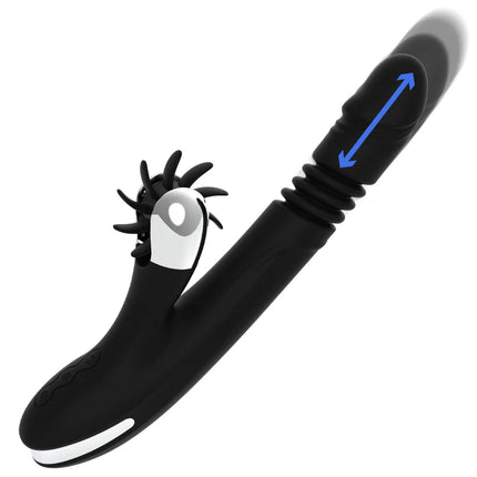 BLACK&SILVER - BUNNY REED UP & DOWN VIBE - Rabbit-Vibratoren