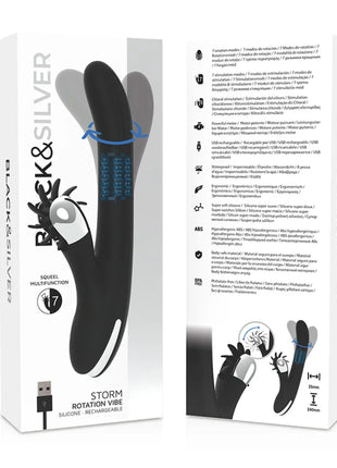 BLACK&SILVER - BUNNY STORM ROTATION VIBE - Vibrierende Rotatoren