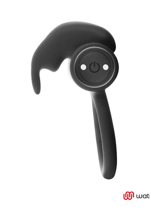 BLACK&SILVER - BURTON COCKRING-UHR MIT FERNBEDIENUNG - Penisring mit Vibration