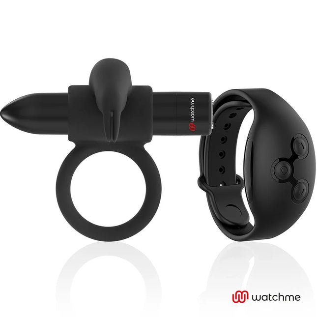BLACK&SILVER - BURTON COCKRING-UHR MIT FERNBEDIENUNG - Penisring mit Vibration
