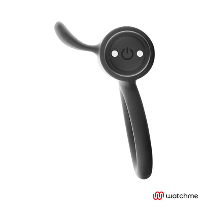 BLACK&SILVER - CAMERON COCKRING-UHR MIT FERNBEDIENUNG - Penisring mit Vibration
