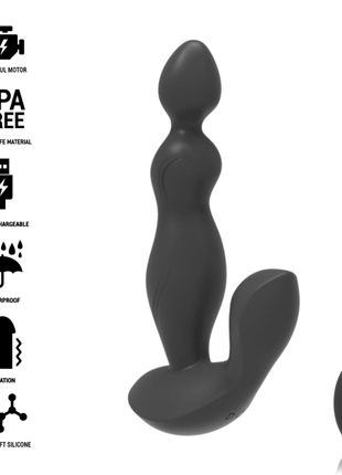 BLACK&SILVER - CORA ANAL PLUG - FERNBEDIENUNG - Prostata-Vibratoren
