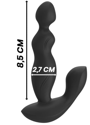 BLACK&SILVER - CORA ANAL PLUG - FERNBEDIENUNG - Prostata-Vibratoren