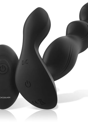 BLACK&SILVER - CORA ANAL PLUG - FERNBEDIENUNG - Prostata-Vibratoren