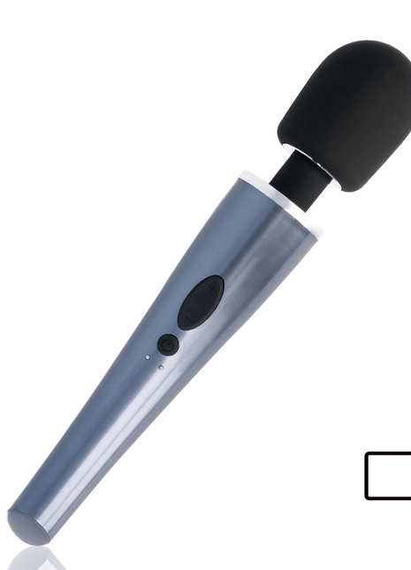 BLACK&SILVER - DEXTER-MASSAGESTAB - Wand-Vibrator