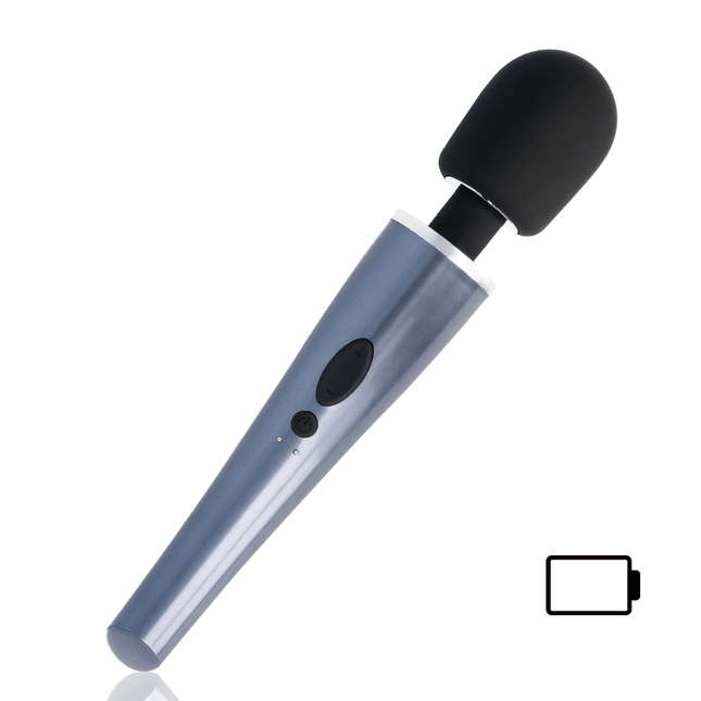 BLACK&SILVER - DEXTER-MASSAGESTAB - Wand-Vibrator