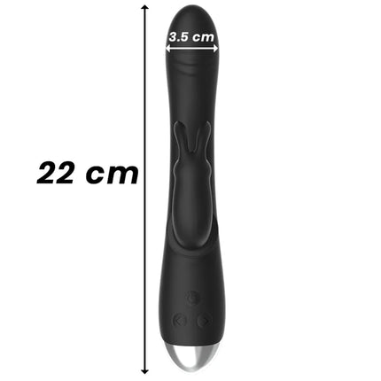 BLACK&SILVER - DJ. ADAM SILIKON-KANINCHEN-STIMULATOR - Rabbit-Vibratoren