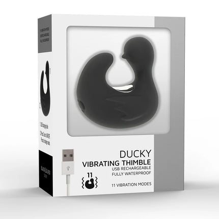 BLACK&SILVER - DUCKYMANIA STIMULIERENDE ENTE - Fingervibrator