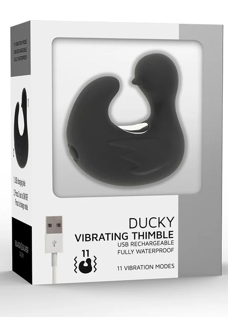 BLACK&SILVER - DUCKYMANIA STIMULIERENDE ENTE - Fingervibrator