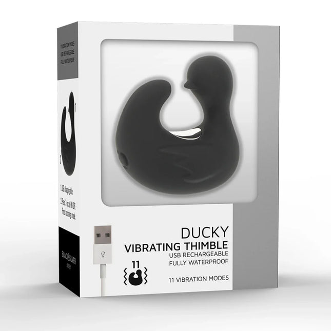 BLACK&SILVER - DUCKYMANIA STIMULIERENDE ENTE - Fingervibrator