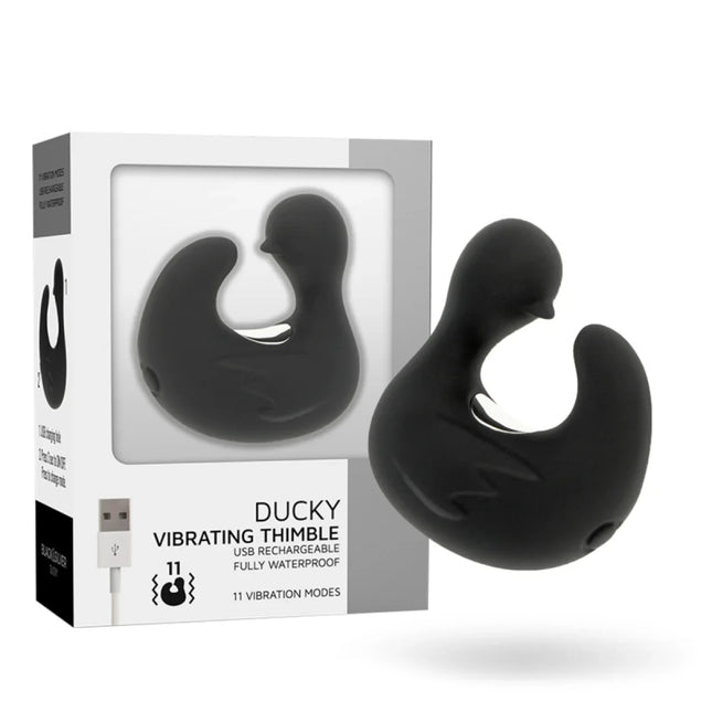 BLACK&SILVER - DUCKYMANIA STIMULIERENDE ENTE - Fingervibrator
