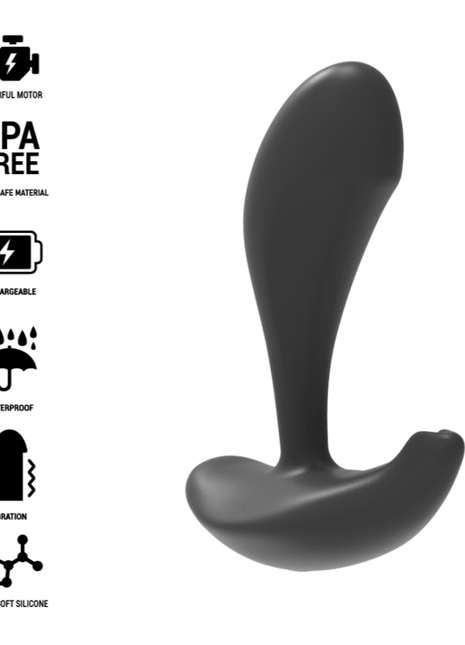 BLACK&SILVER - DWAYNE ANAL PLUG - FERNBEDIENUNG - Prostata-Vibratoren