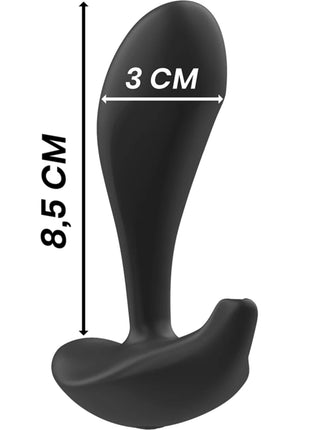 BLACK&SILVER - DWAYNE ANAL PLUG - FERNBEDIENUNG - Prostata-Vibratoren