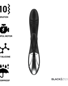 BLACK&SILVER - KALEB STIMULIERENDE VIBE - Rabbit-Vibrator