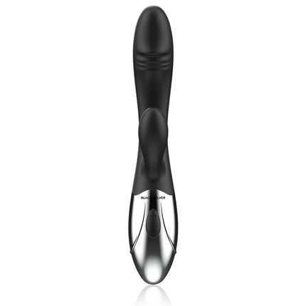 BLACK&SILVER - KALEB STIMULIERENDE VIBE - Rabbit-Vibrator