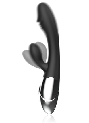 BLACK&SILVER - KALEB STIMULIERENDE VIBE - Rabbit-Vibrator