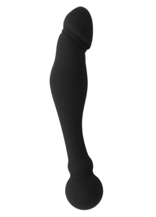 BLACK&SILVER - KARL G-PUNKT-STIMULIERENDER DILDO 18 CM - Anal-Dildo