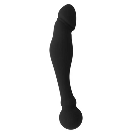 BLACK&SILVER - KARL G-PUNKT-STIMULIERENDER DILDO 18 CM - Anal-Dildo
