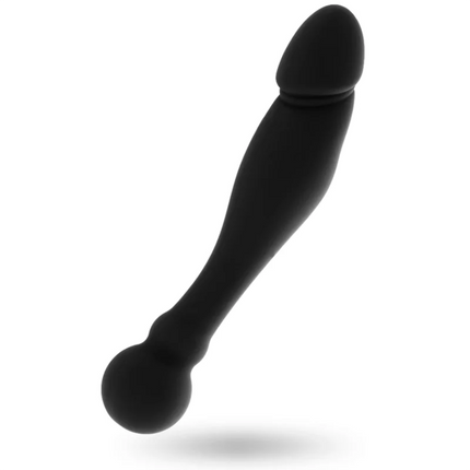 BLACK&SILVER - KARL G-PUNKT-STIMULIERENDER DILDO 18 CM - Anal-Dildo