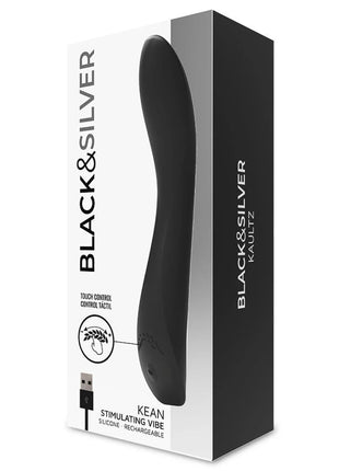 BLACK&SILVER - KEAN VIBRATOR TOUCH-STEUERUNG - G-Punkt-Vibrator