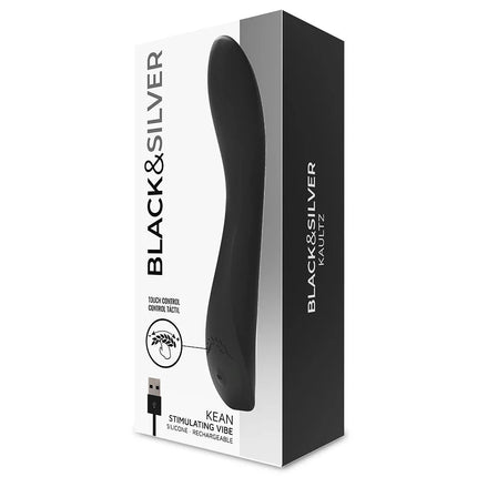 BLACK&SILVER - KEAN VIBRATOR TOUCH-STEUERUNG - G-Punkt-Vibrator