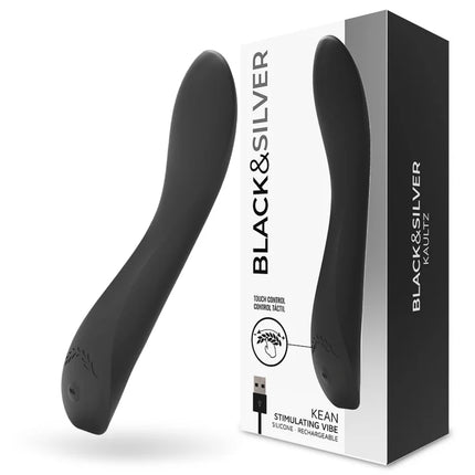 BLACK&SILVER - KEAN VIBRATOR TOUCH-STEUERUNG - G-Punkt-Vibrator