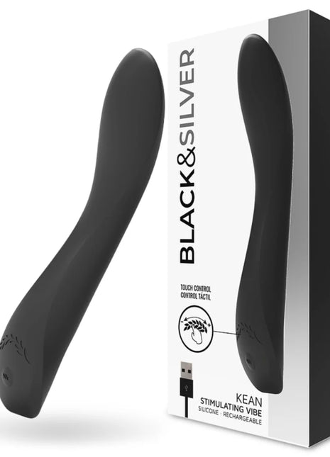 BLACK&SILVER - KEAN VIBRATOR TOUCH-STEUERUNG - G-Punkt-Vibrator