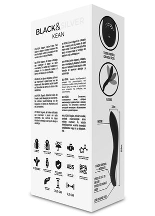 BLACK&SILVER - KEAN VIBRATOR TOUCH-STEUERUNG - G-Punkt-Vibrator