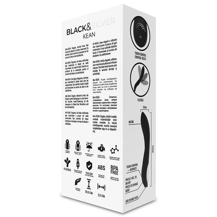 BLACK&SILVER - KEAN VIBRATOR TOUCH-STEUERUNG - G-Punkt-Vibrator