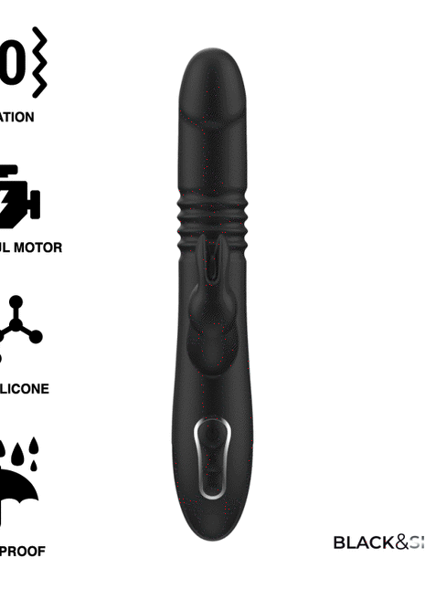 BLACK&SILVER - KENJI STIMULIERENDE VIBE KOMPATIBEL MIT WATCHME DRAHTLOSER TECHNOLOGIE - Rabbit-Vibratoren