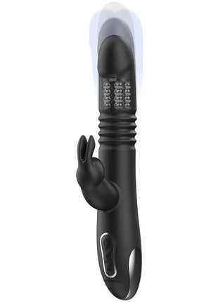 BLACK&SILVER - KENJI STIMULIERENDE VIBE KOMPATIBEL MIT WATCHME DRAHTLOSER TECHNOLOGIE - Rabbit-Vibratoren