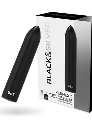 BLACK&SILVER - KERNEX 2 SCHWARZ VIBRIERENDE MAGNETKUGEL - Vibrierende Kugeln